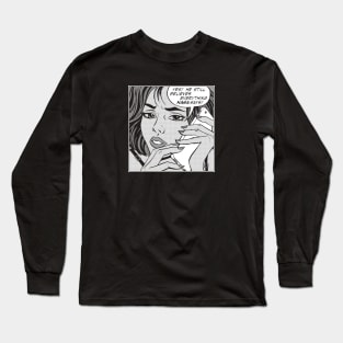 He Still Believes NASA - Halftone Long Sleeve T-Shirt